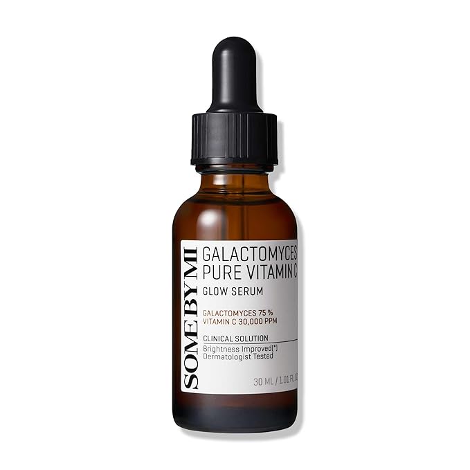 SOME BY MI Galactomyces Pure Vitamin C Glow Serum – For Brightening / Evening Skin Tone, Moisturising / Hydration & Improving Skin Texture