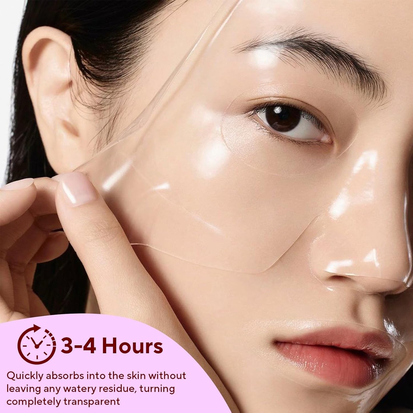 Bio-Collagen Real Deep Mask - Hydrating Overnight Hydrogel Mask, Pore Minimizing, Elasticity Enhancing, Firming & Moisturizing for All Skin Types