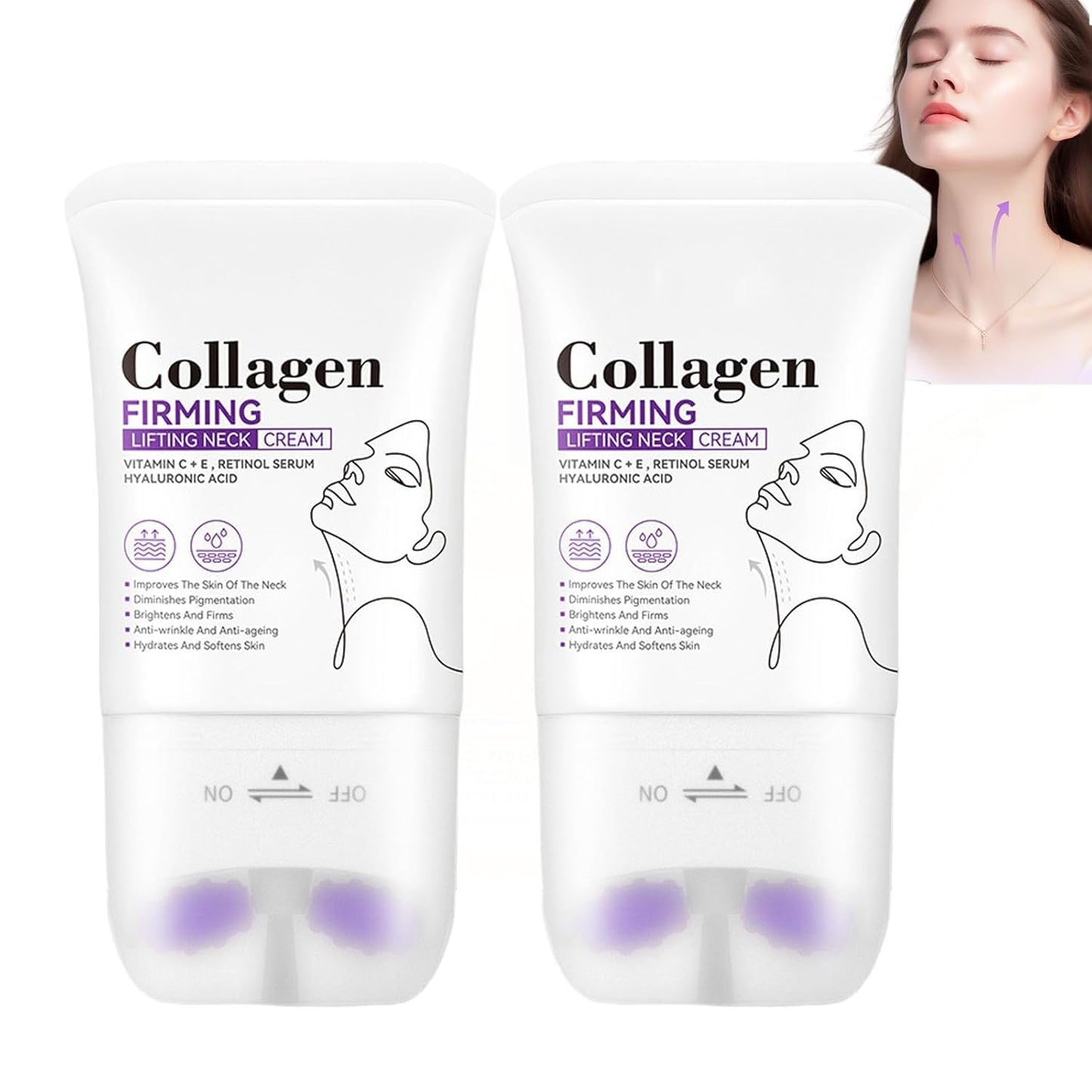 Collagen Neck Firming, Lifting, Tightening & Anti-Wrinkle Cream