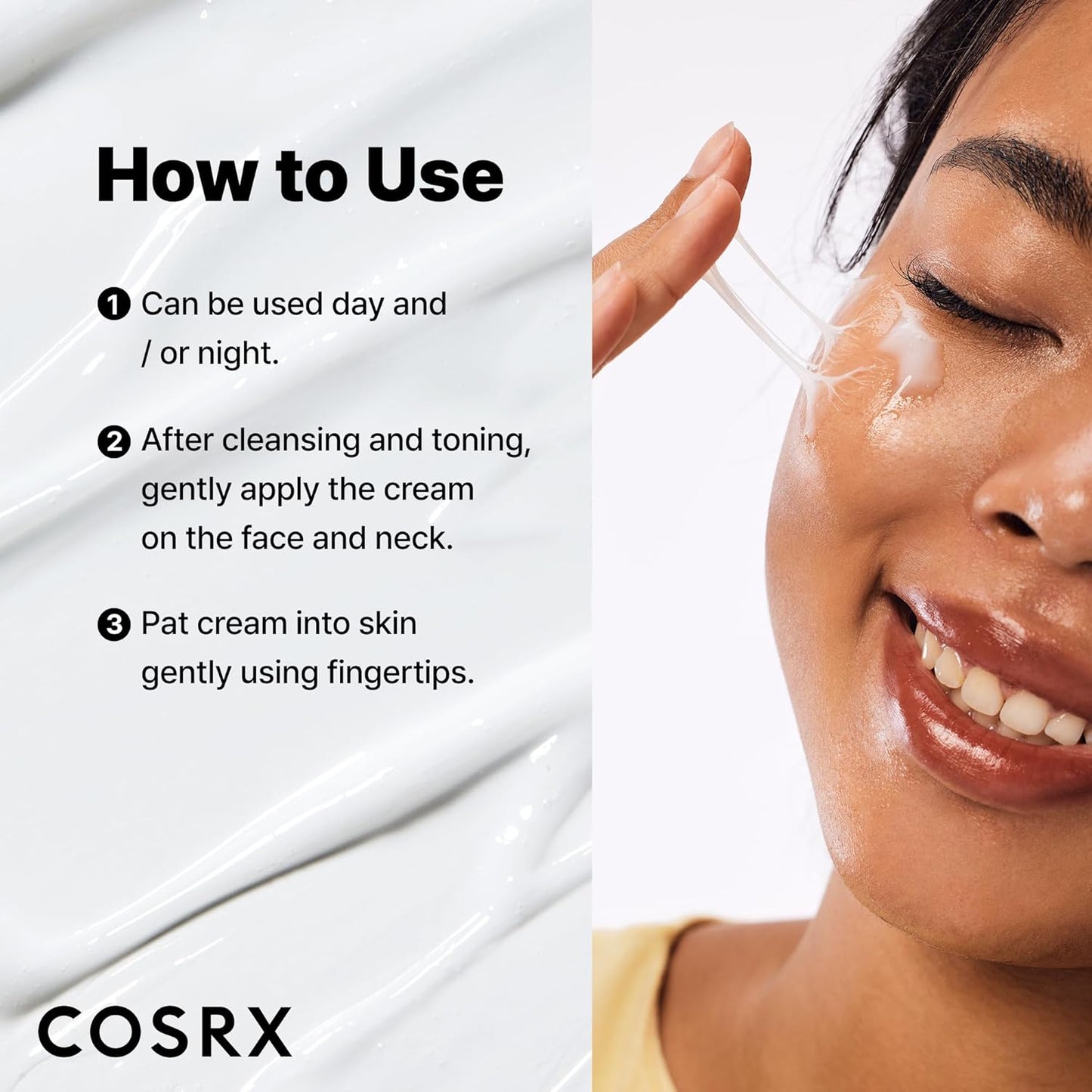 COSRX Snail Mucin 92% Face Moisturizer Cream -  Lightweight Moisturing Cream for Soft & Glowy Skin