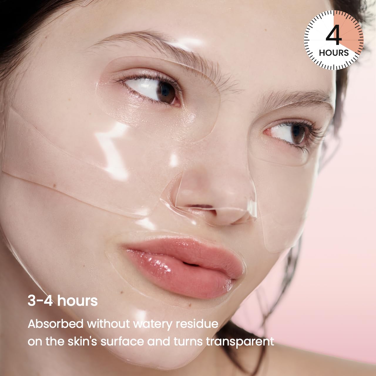 Bio-Collagen Real Deep Mask - Hydrating Overnight Hydrogel Mask, Pore Minimizing, Elasticity Enhancing, Firming & Moisturizing for All Skin Types
