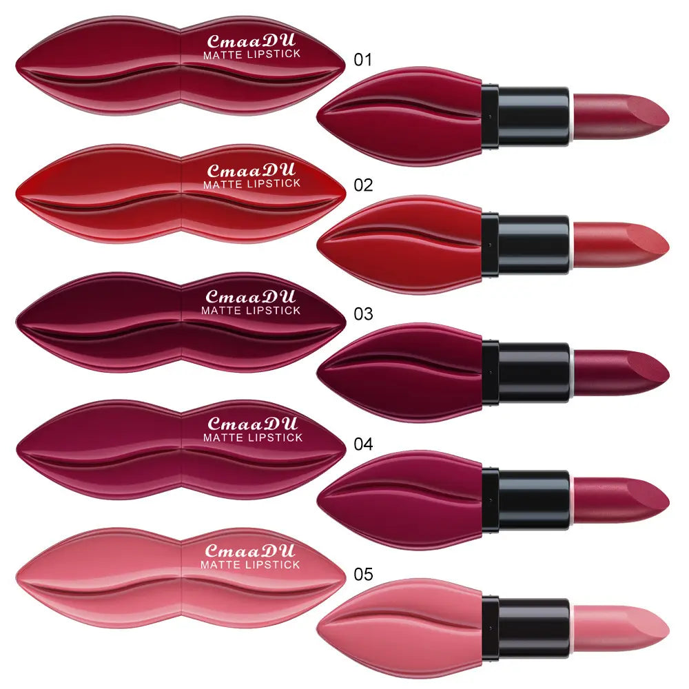 2Pcs Matte Velvet Lipstick - Long Lasting Waterproof Smudge Proof 24 Hours Lip Stick
