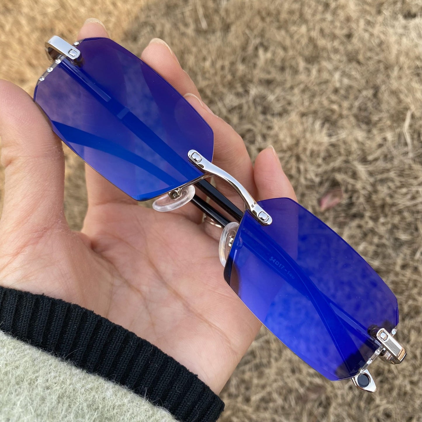 TR90 Diamond Side Scrap Photochromic, Anti-Blue Light Blocking & UV Protection Anti Glare Glasses
