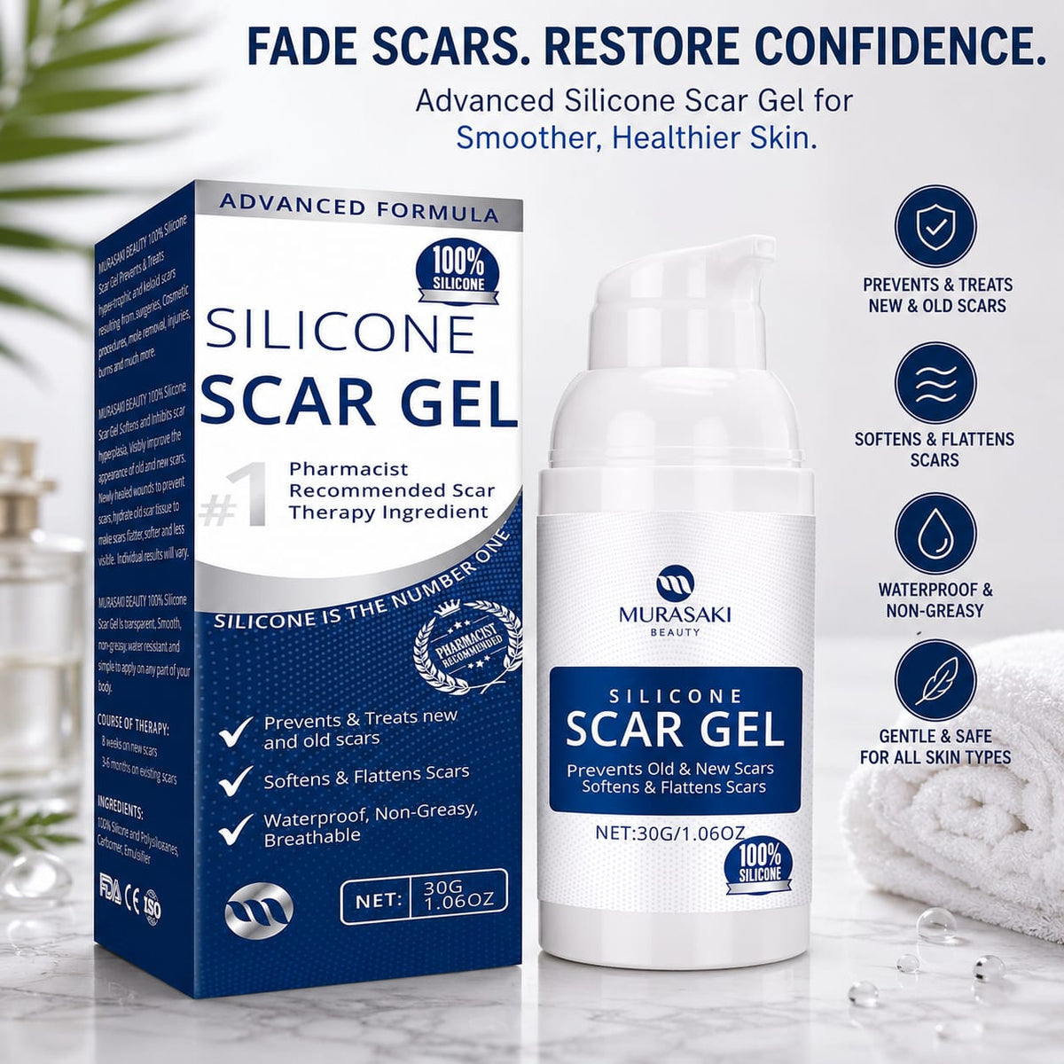Advanced Silicone Scar Removal Gel