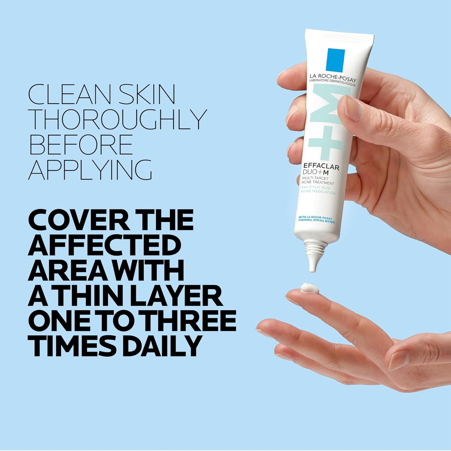 La Roche-Posay Effaclar Salicylic Acid Acne Treatment For Face, Mattifying Acne Gel Cream Spot Treatment for Blackheads, Whiteheads & Pores