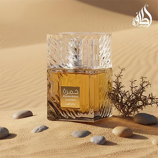 Lattafa Khamrah Qahwa Perfume - Vanilla, Warm Spicy, Cinnamon, Sweet - Eau de Parfum Long-Lasting Fragrance for Unisex - 100 ml
