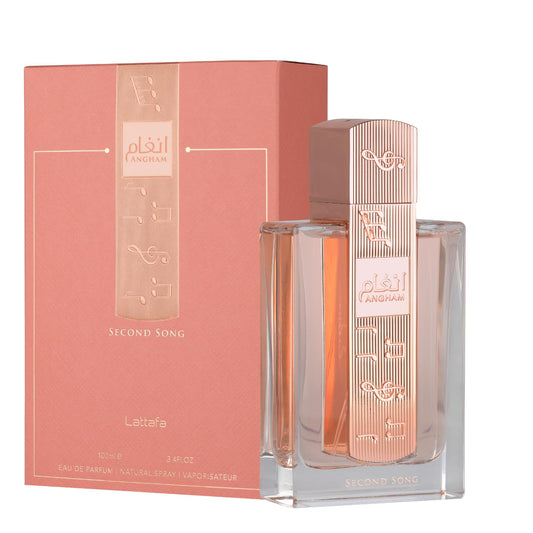 Lattafa Angham Second Song Eau de Parfum 100ml – Unisex Oriental Vanilla Fragrance, Long-Lasting Sweet & Creamy Scent