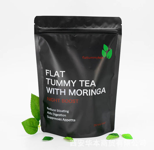 Premium Weight Loss Flat Tummy Tea with Moringa – Tummy & Body Slimming Tea Bags