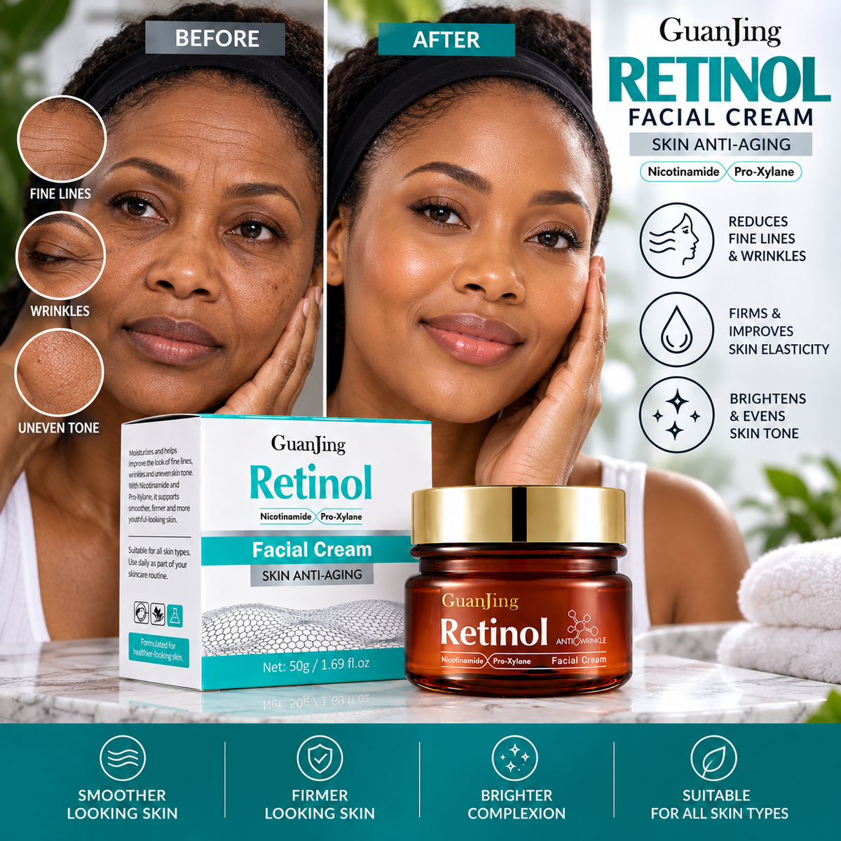 Guanjing Retinol Cream – Reveal Smoother, Younger-Looking Skin