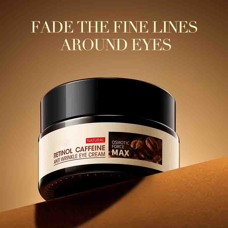 Retinol Caffeine Anti-Wrinkle Eye Cream- Anti-Aging Eye Cream for Dark Circles & Puffiness