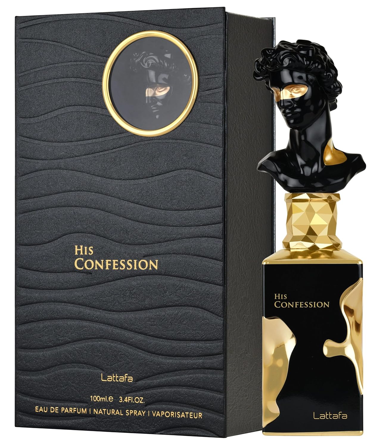 Lattafa His Confession for Men - Long Lasting Fragrance for Men - 100 ml