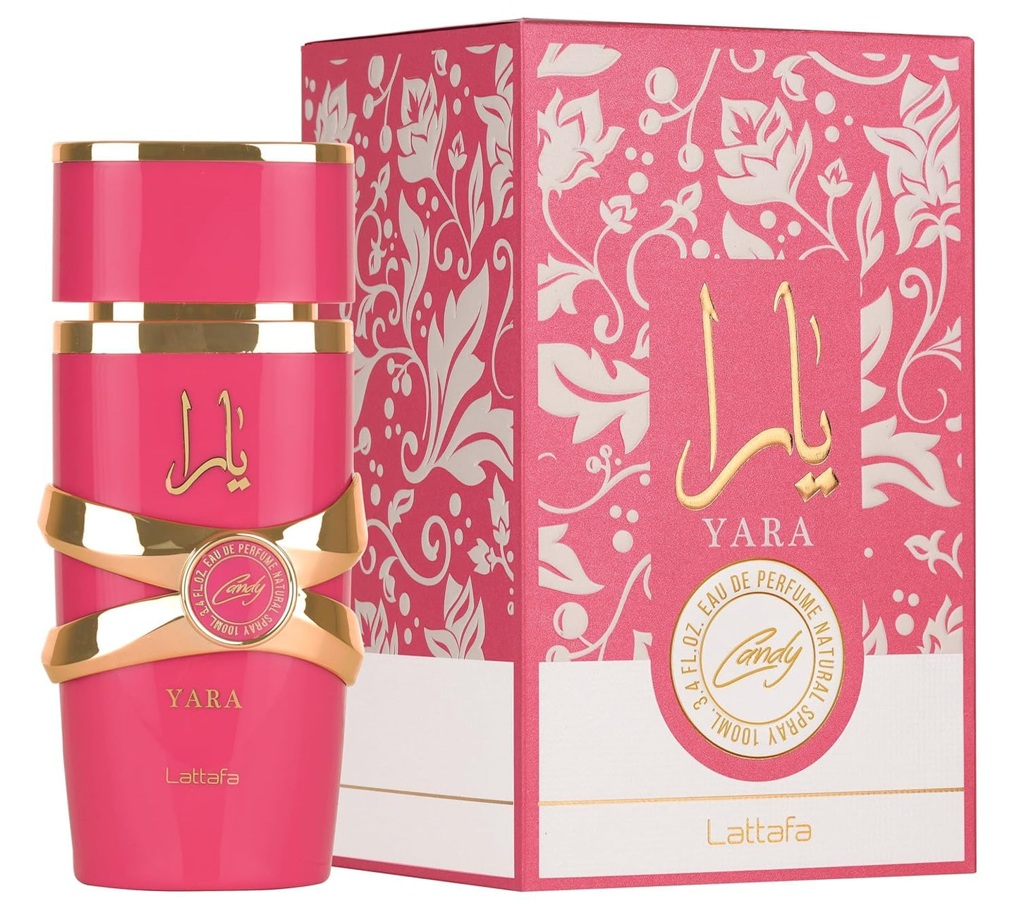 Lattafa Yara Candy - Vanilla, Fruity, Citrus, Floral - Eau de Parfum Long-Lasting Fragrance for Women - 100ml
