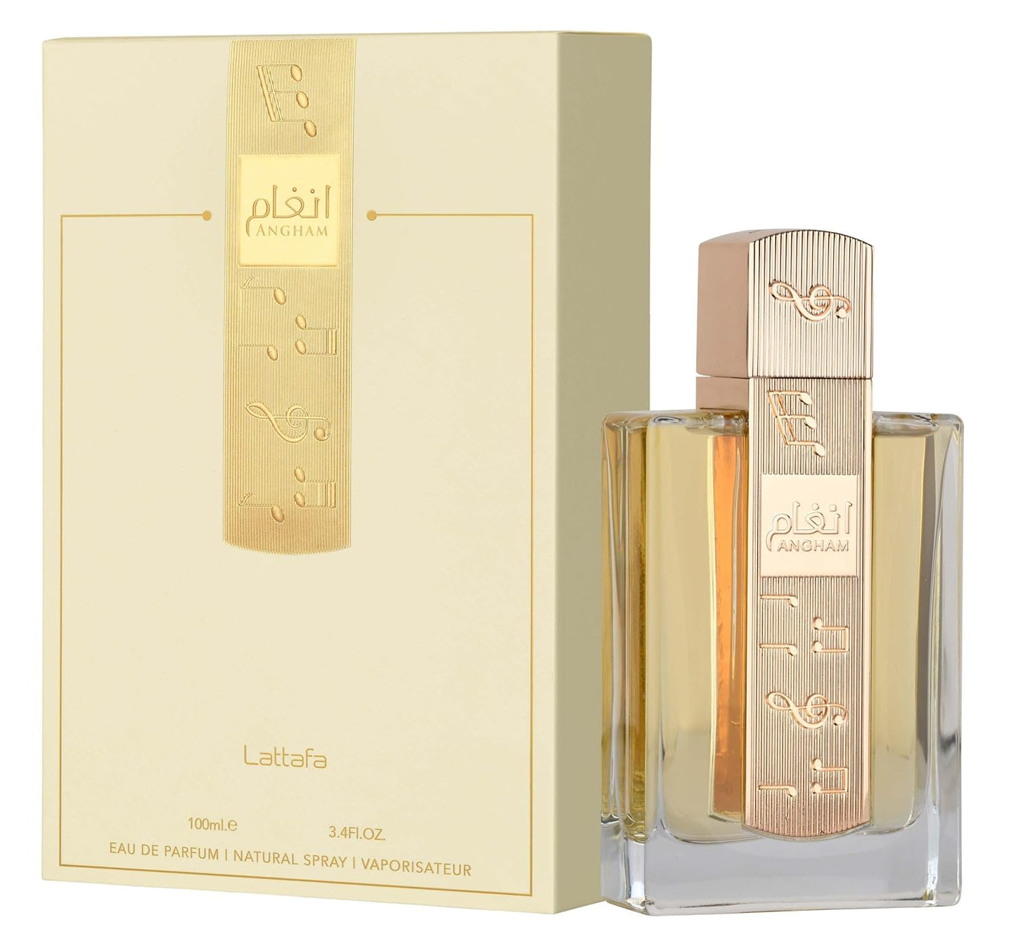 Lattafa Angham Perfume - Citrus, Lavender, Musk, Amber, Vanilla - Eau de Parfum Long-Lasting Fragrance for Unisex - 100 ml