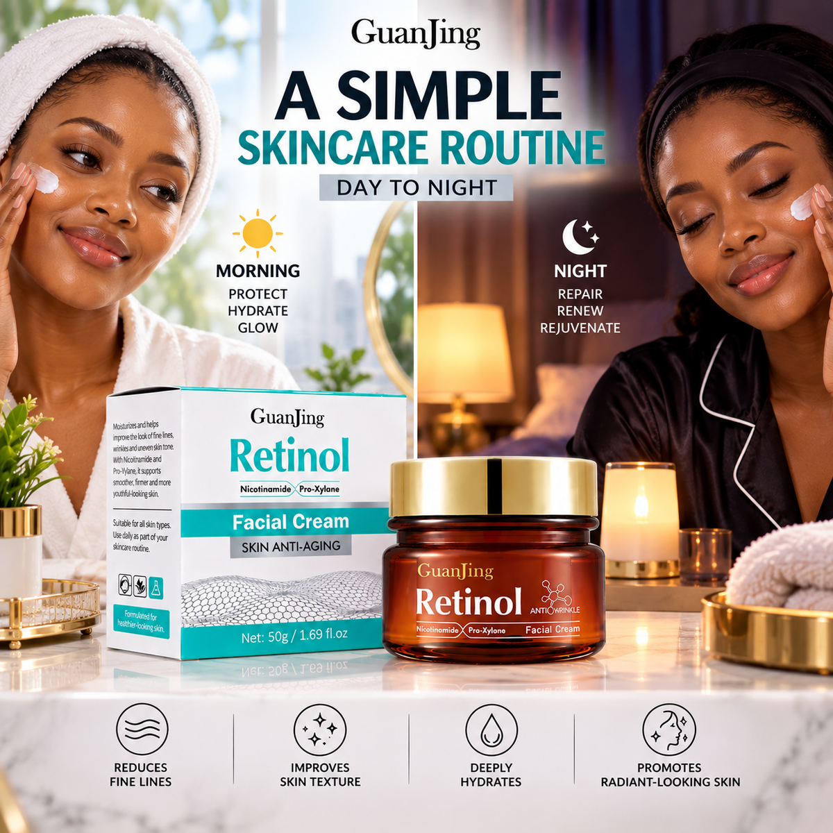 Guanjing Retinol Cream – Reveal Smoother, Younger-Looking Skin