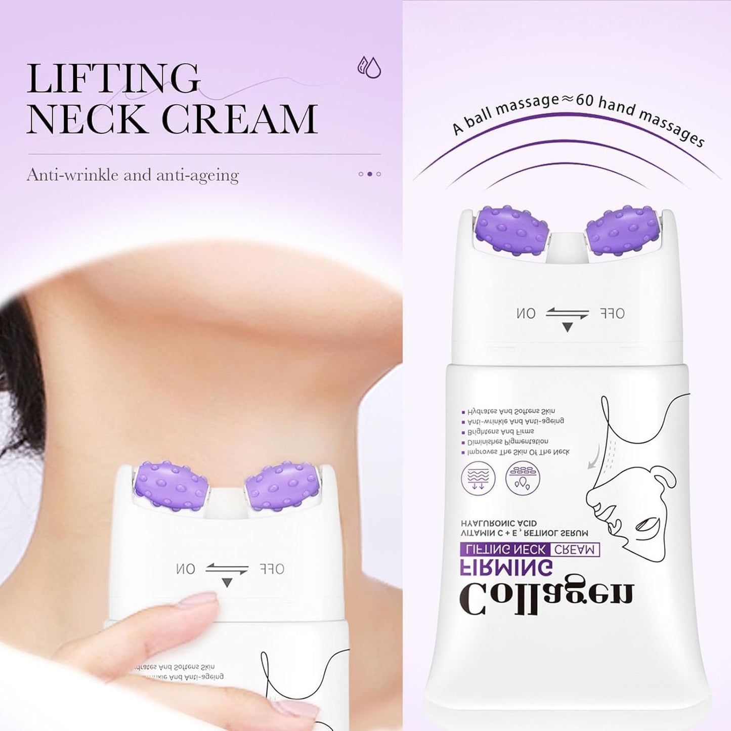 Collagen Neck Firming, Lifting, Tightening & Anti-Wrinkle Cream