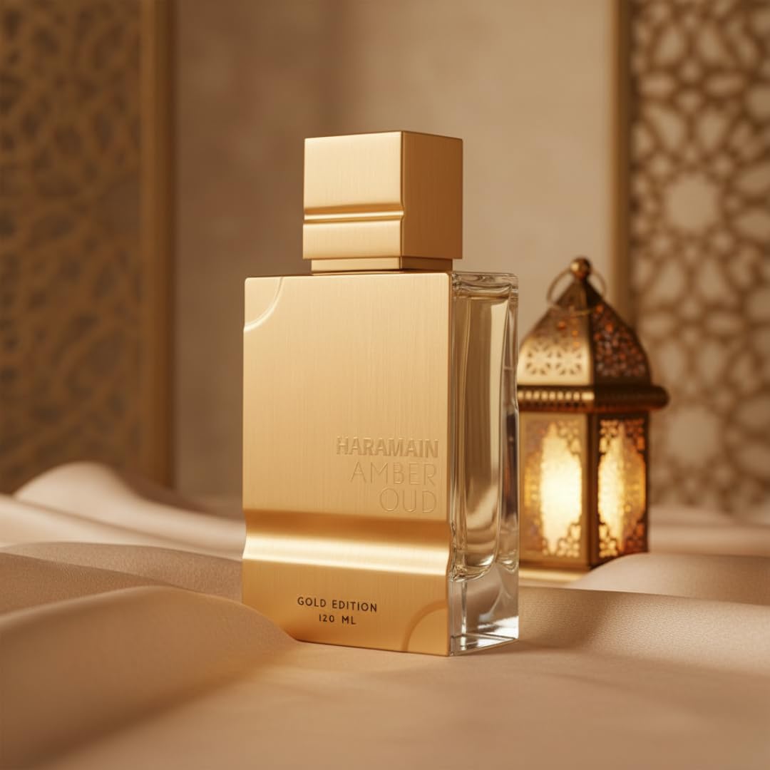 Al Haramain Amber Oud Gold Edition Parfum Spray - Unisex Arabian Perfume, Long-Lasting Amber Cologne with Refreshing & Sweet Fragrance - 60 mls