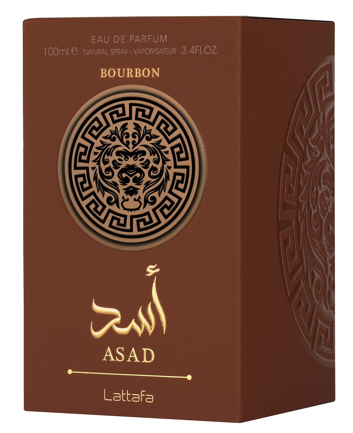 Lattafa Asad Bourbon for Unisex Eau de Parfum Spray -  100 ml