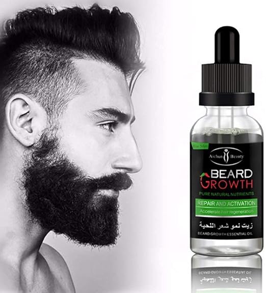 Beard, Mustache & Eyebrow Hair Growth Oil - Deep Conditioning, Nourishing & Hydrating Oil for Healthy Growth- ( BUY 1 GET 1 FREE )