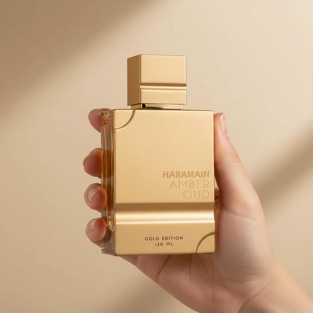 Al Haramain Amber Oud Gold Edition Parfum Spray - Unisex Arabian Perfume, Long-Lasting Amber Cologne with Refreshing & Sweet Fragrance - 60 mls