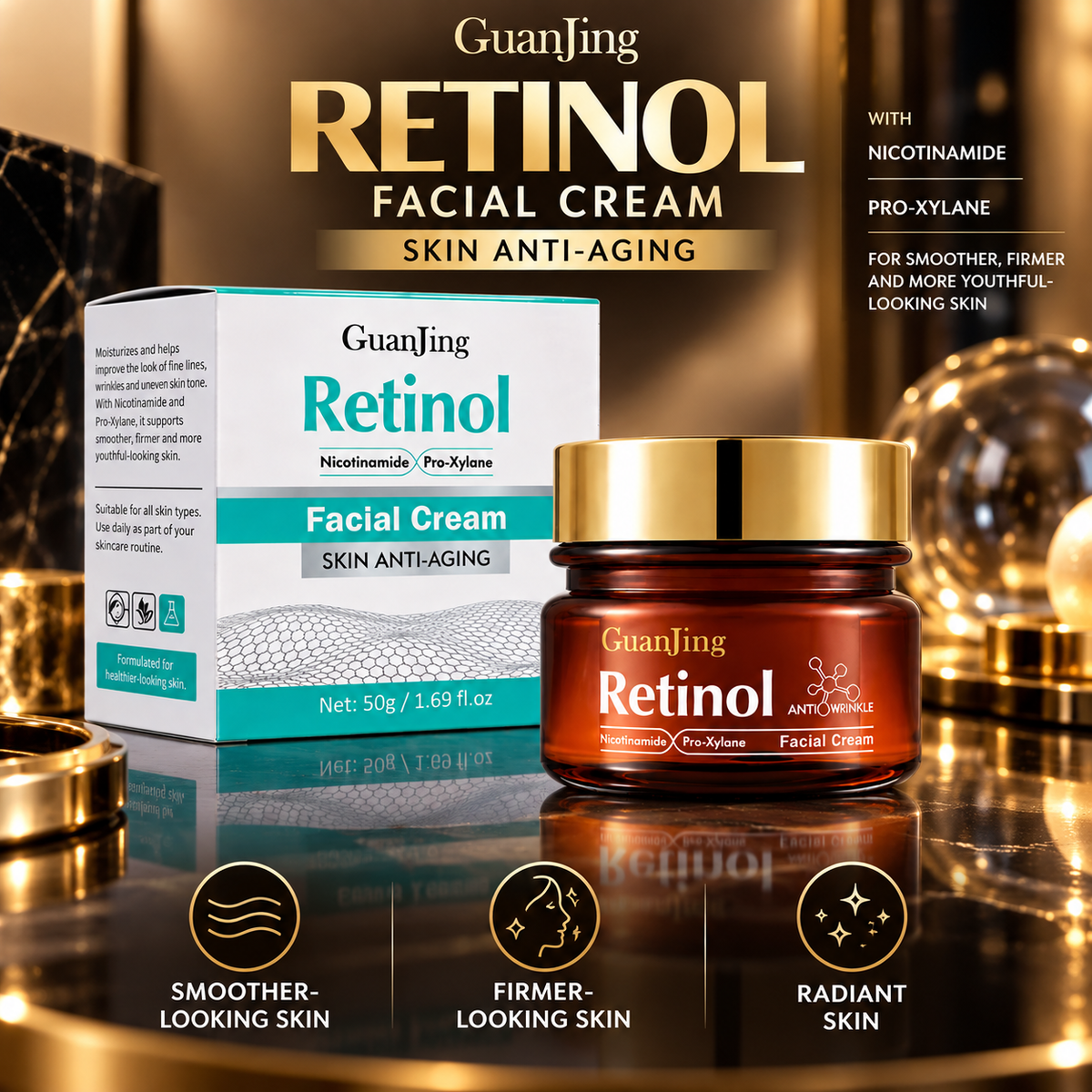 Guanjing Retinol Cream – Reveal Smoother, Younger-Looking Skin