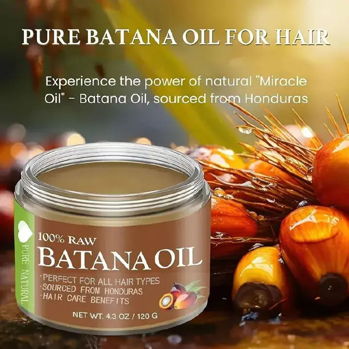 100% Pure Organic Batana Oil Hair Growth Mask - Natural Hair Treatment & Nourishing for Hair Loss Reduction, Anti-Breakage & Growth.