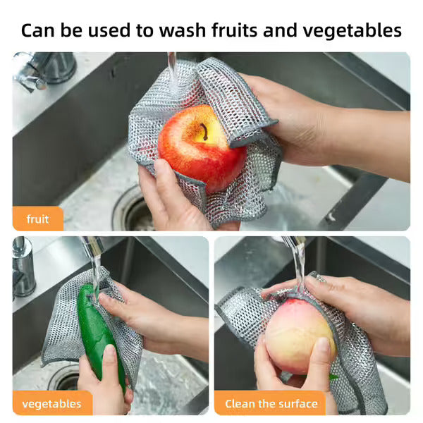 Multipurpose Wire Miracle Cleaning Cloths - 20 PCS