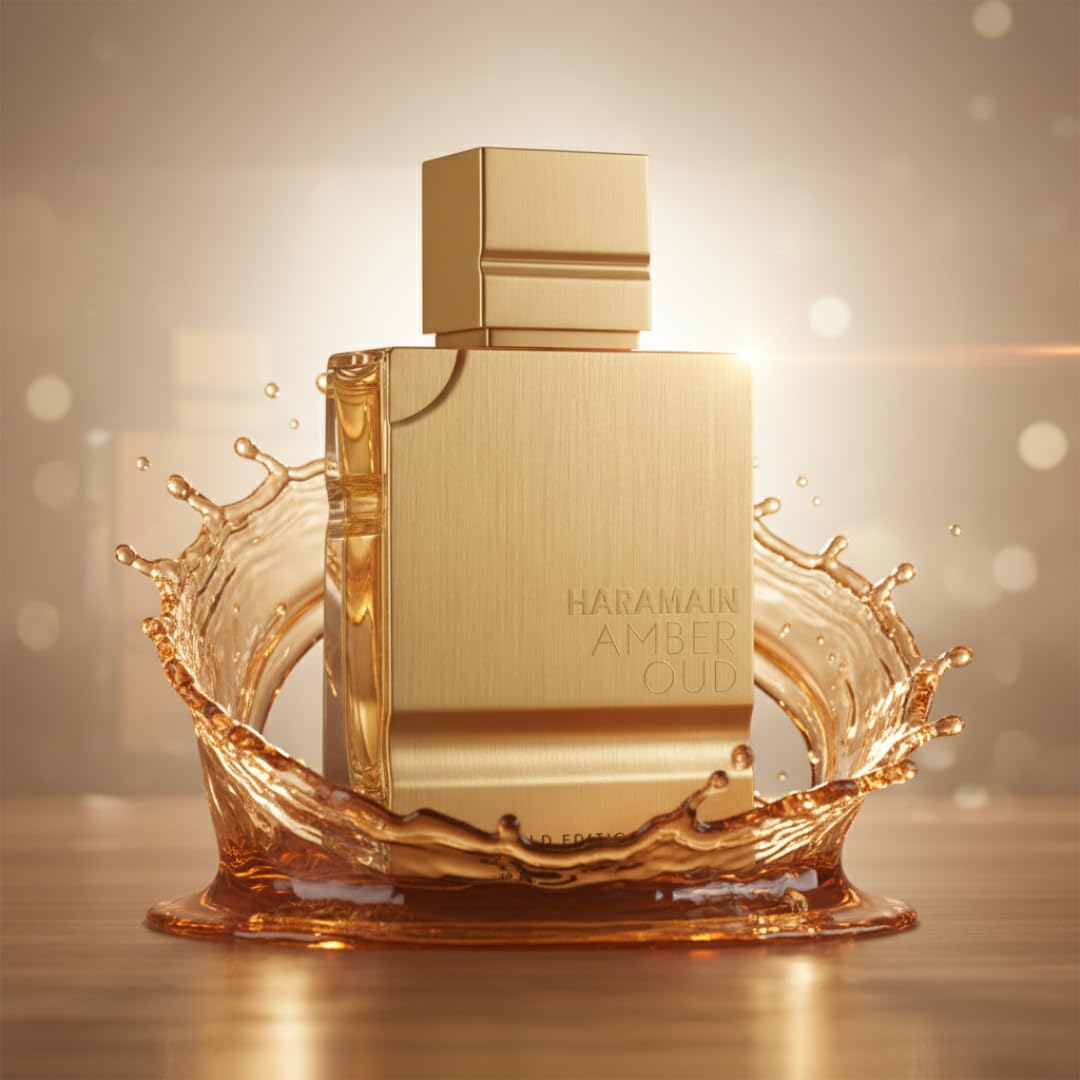 Al Haramain Amber Oud Gold Edition Parfum Spray - Unisex Arabian Perfume, Long-Lasting Amber Cologne with Refreshing & Sweet Fragrance - 60 mls