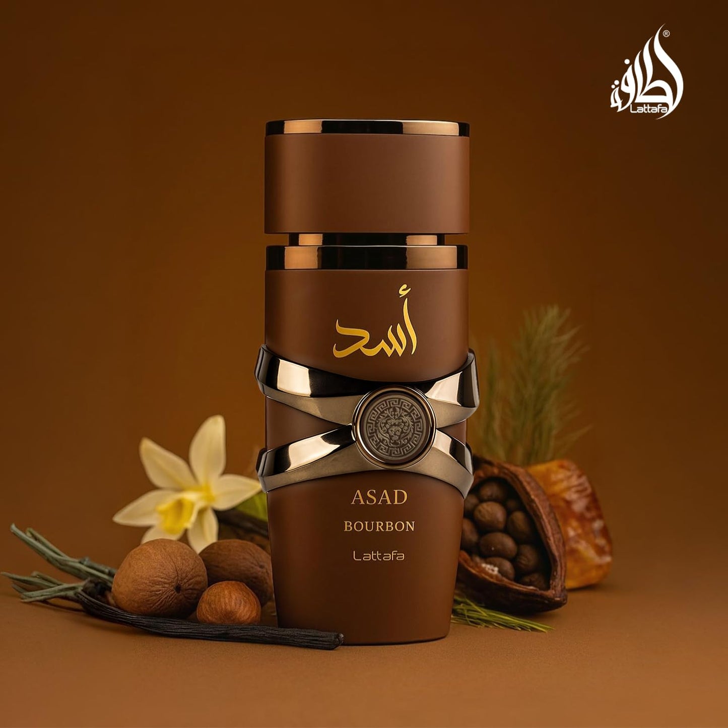 Lattafa Asad Bourbon for Unisex Eau de Parfum Spray -  100 ml