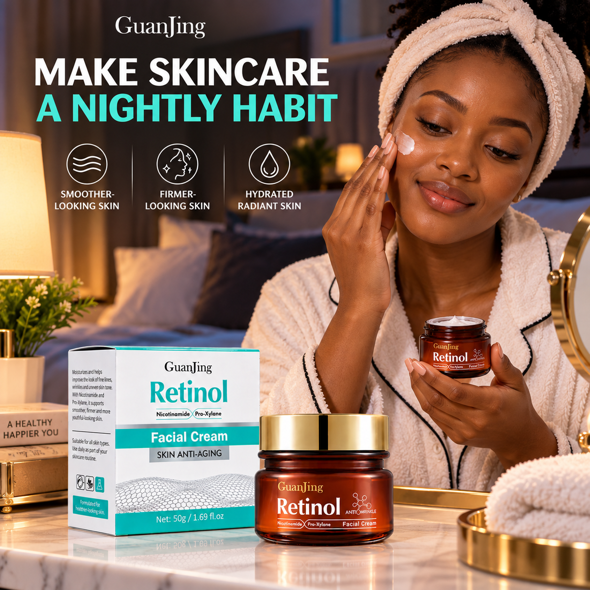 Guanjing Retinol Cream – Reveal Smoother, Younger-Looking Skin