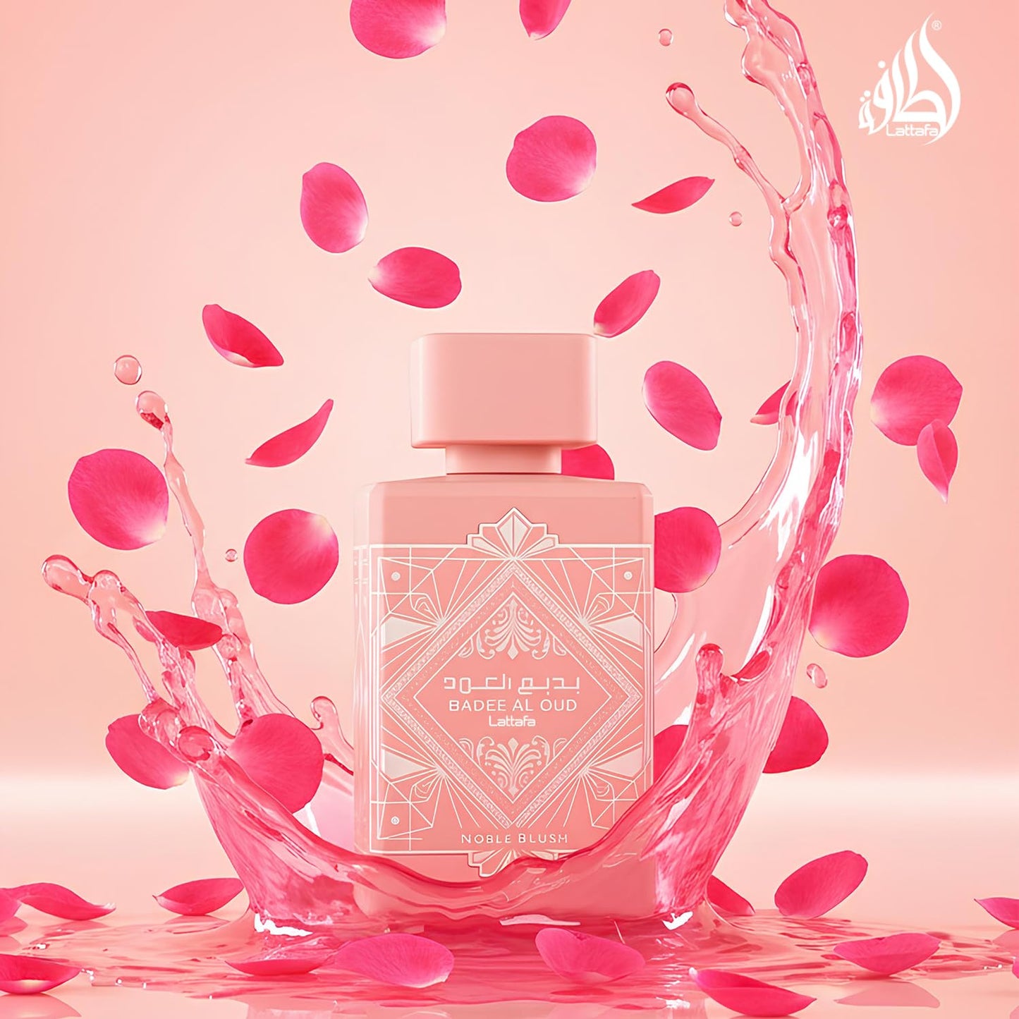 Lattafa Bade'e Al Oud Noble Blush for Unisex Eau de parfum Spray - 100 ml