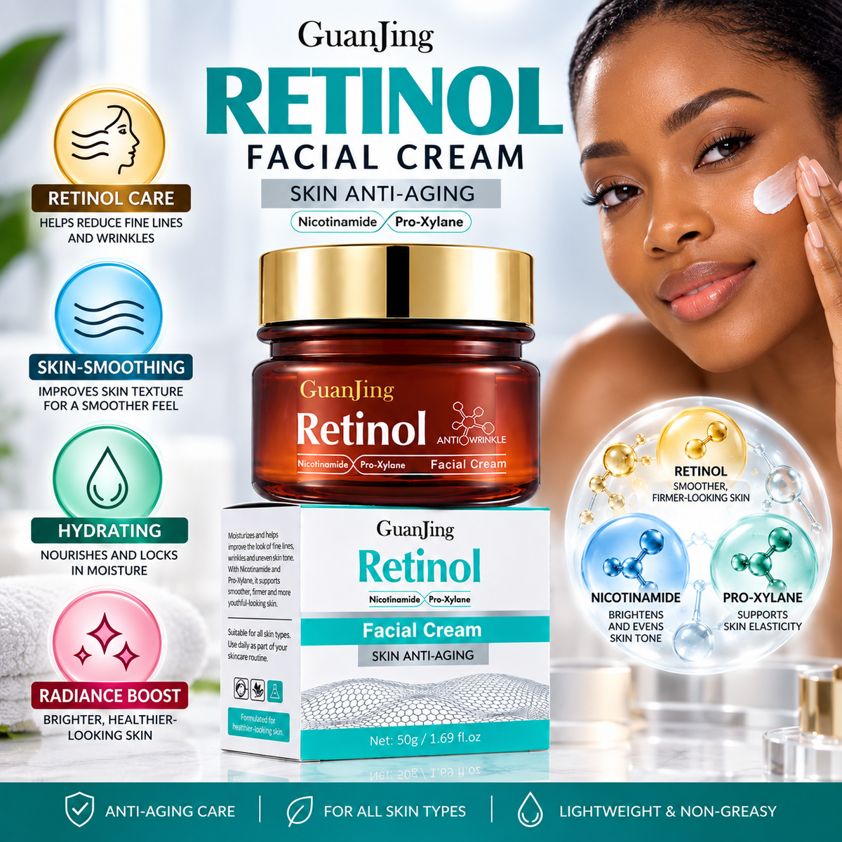 Guanjing Retinol Cream – Reveal Smoother, Younger-Looking Skin