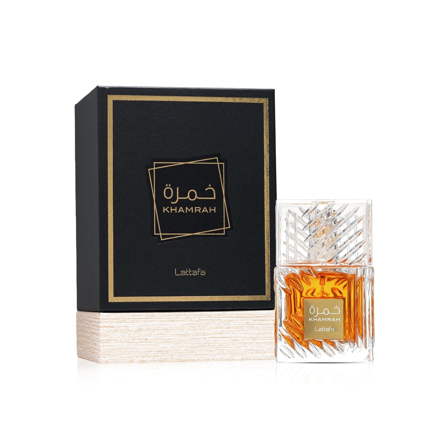 Lattafa Khamrah Perfume - Vanilla, Warm Spicy, Amber, Cinnamon - Eau de Parfum Long-Lasting Fragrance for Unisex - 100 ml