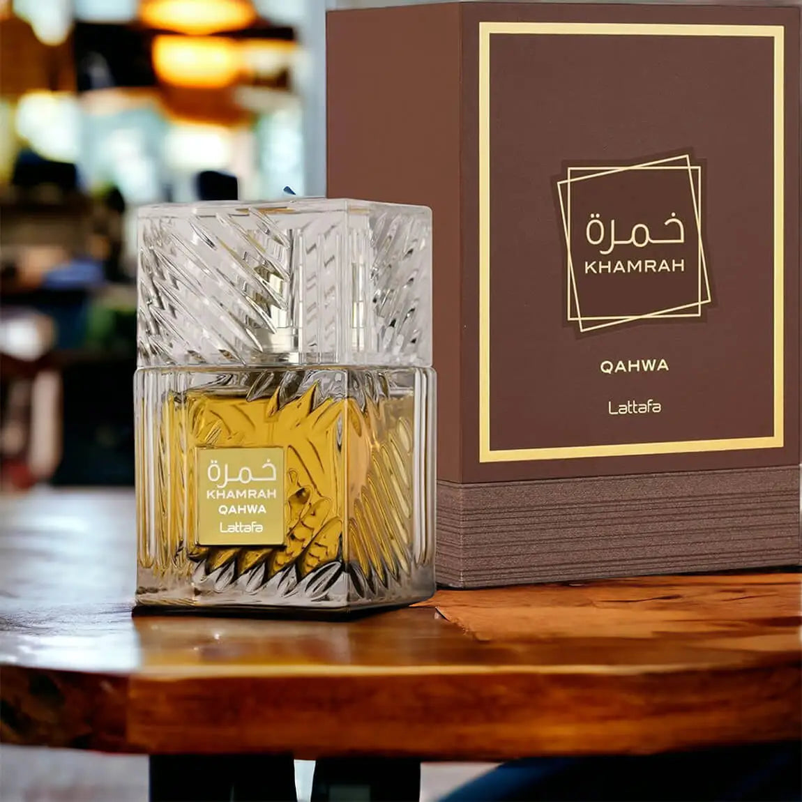 Lattafa Khamrah Qahwa Perfume - Vanilla, Warm Spicy, Cinnamon, Sweet - Eau de Parfum Long-Lasting Fragrance for Unisex - 100 ml