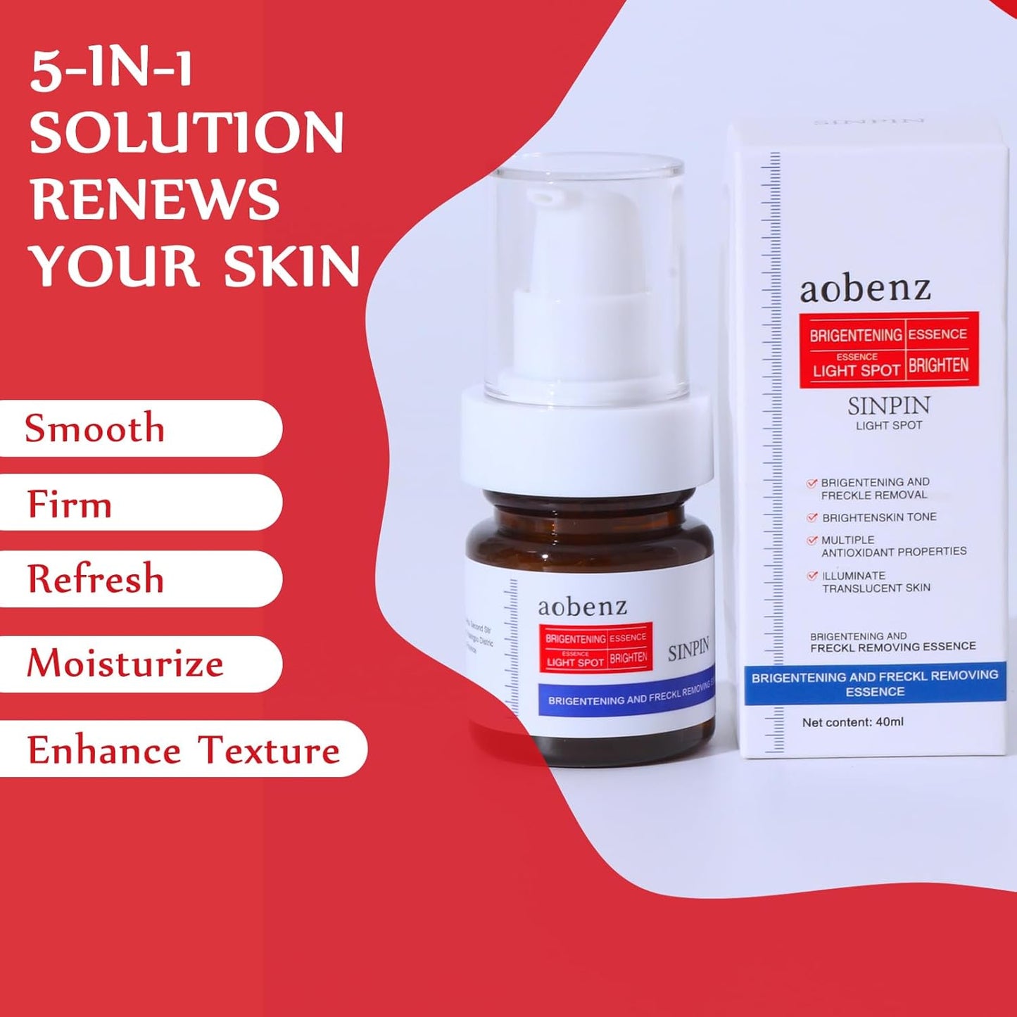 aobenz Dark Spot Remover Serum for Face & Body - Advanced Corrector Serum for Age, Melasma, Sun, Acne & Black Spots