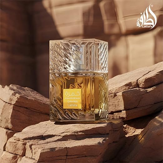 Lattafa Khamrah Qahwa Perfume - Vanilla, Warm Spicy, Cinnamon, Sweet - Eau de Parfum Long-Lasting Fragrance for Unisex - 100 ml